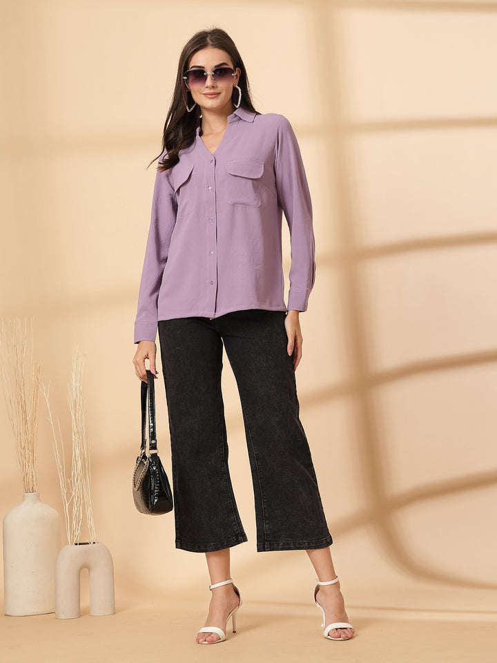 Women Opaque Casual Shirt