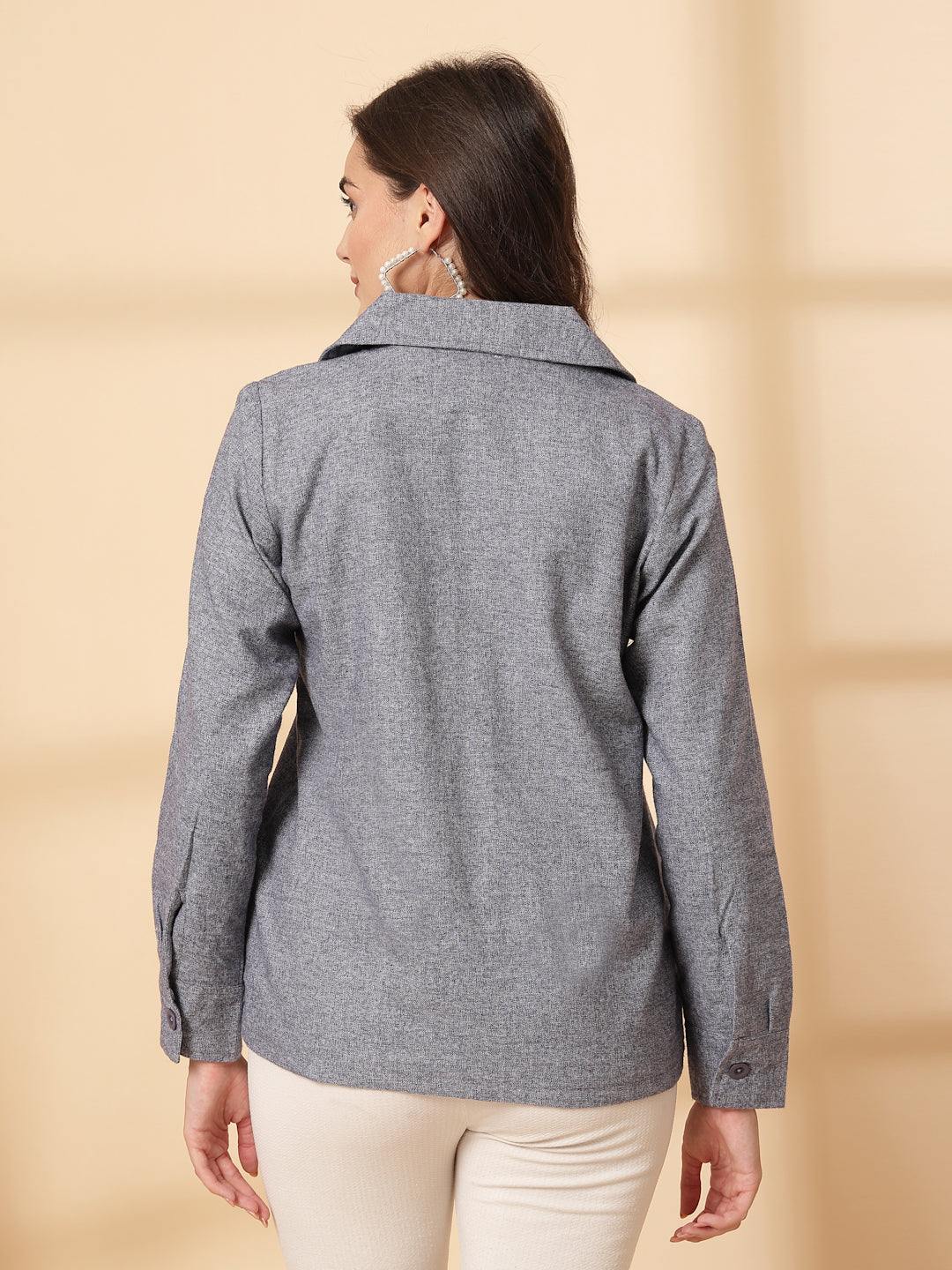 Women Open Front Jacket