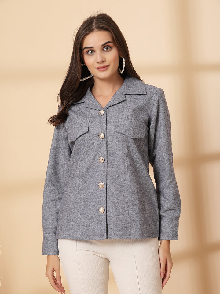 Women Open Front Jacket