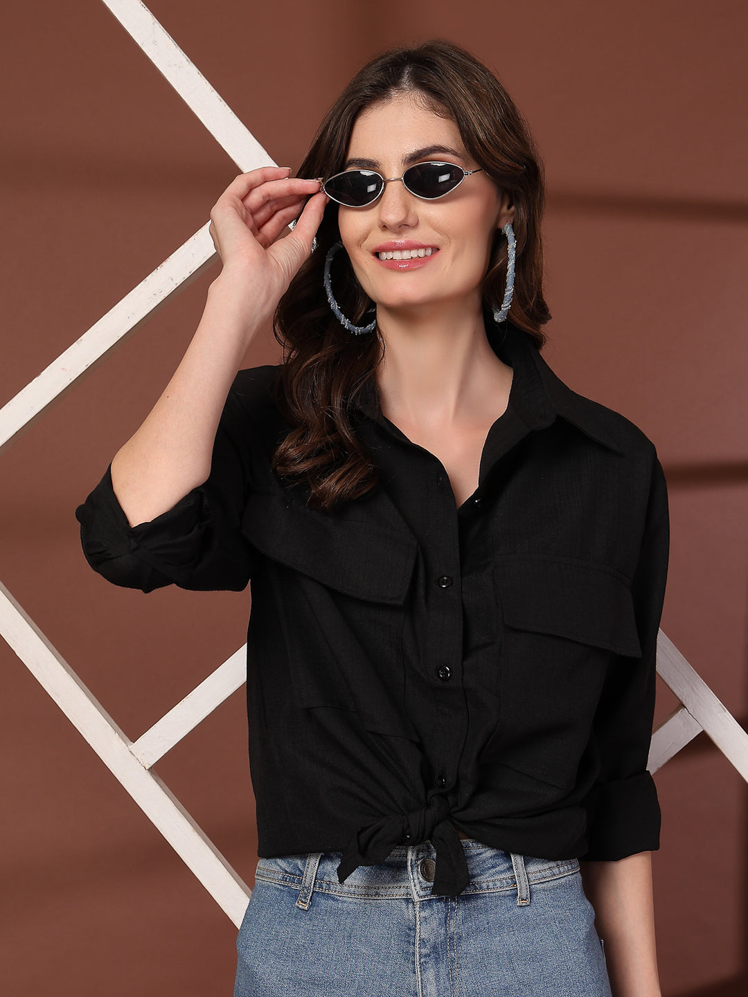 Women Opaque Casual Shirt