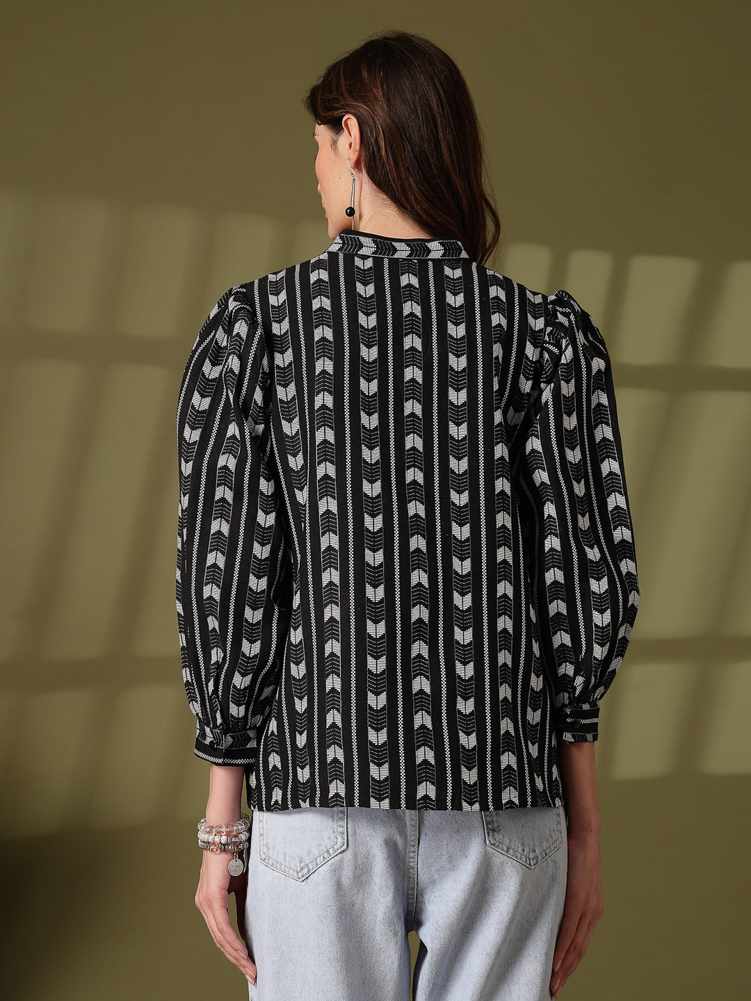 Women Opaque Printed Casual Shirt