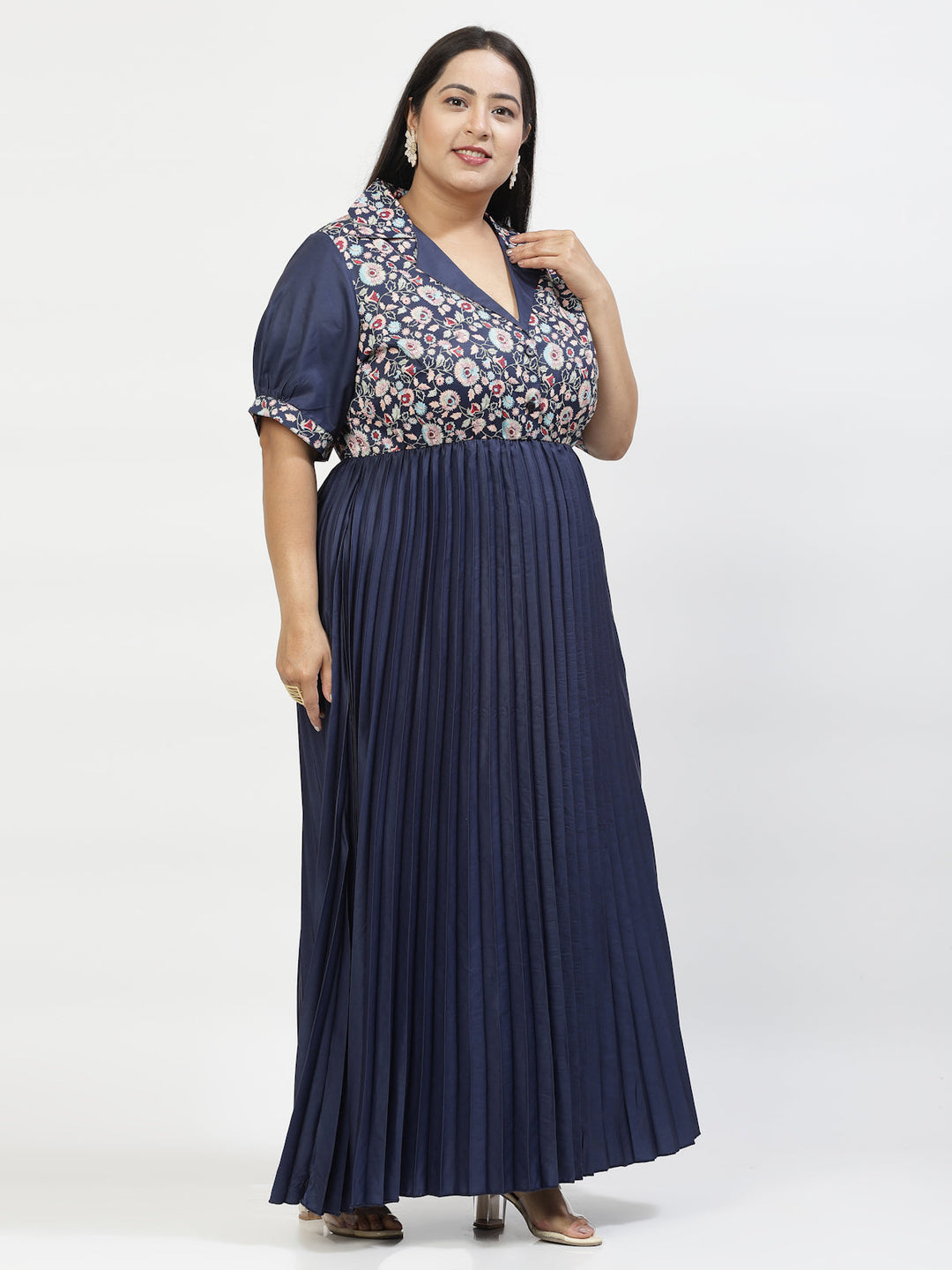 Shirt Collar Maxi Dress