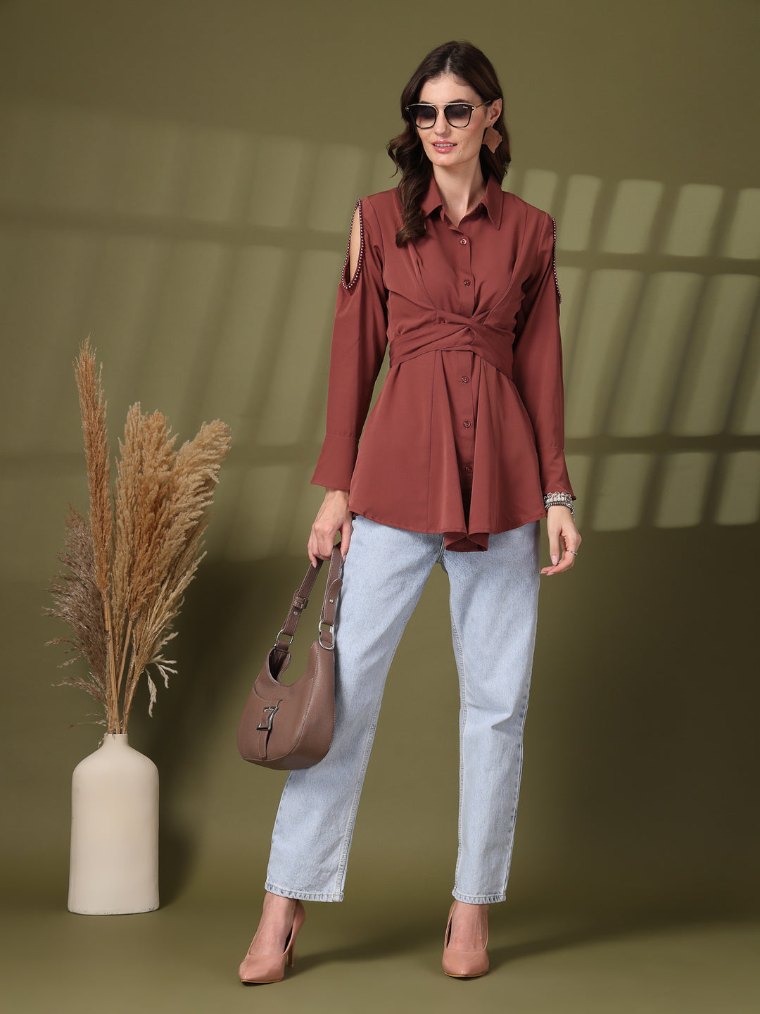 Women Opaque Casual Shirt