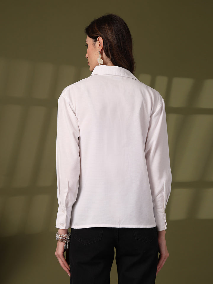 Women Opaque Casual Shirt