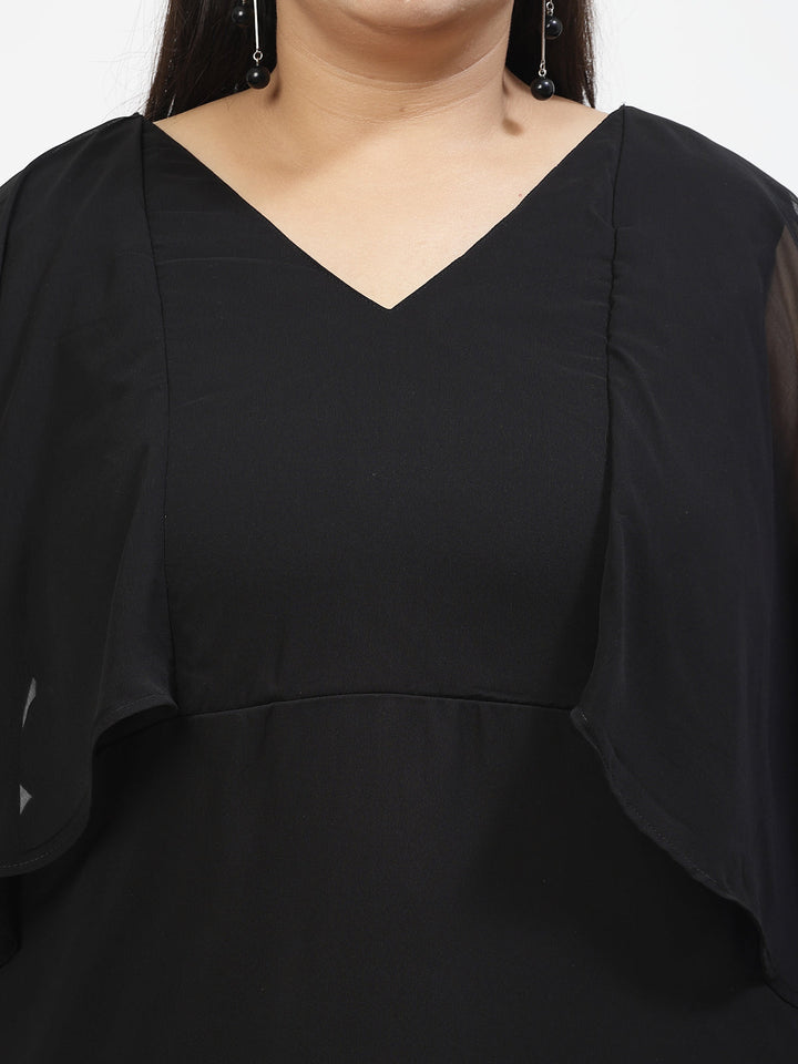 Cape Sleeve Cape Top