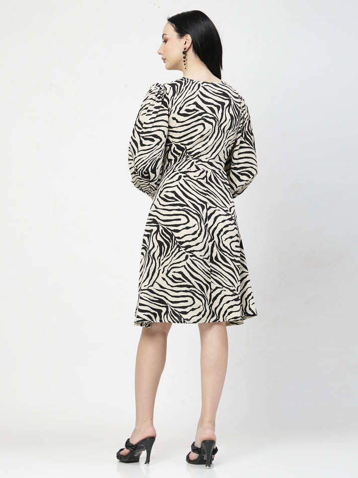 Animal Print Sheath Dress