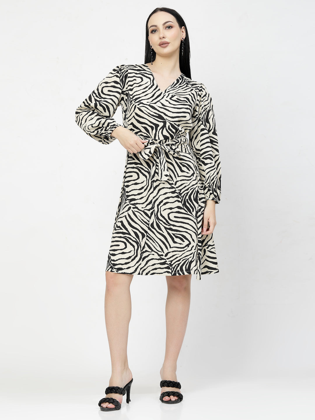 Animal Print Sheath Dress