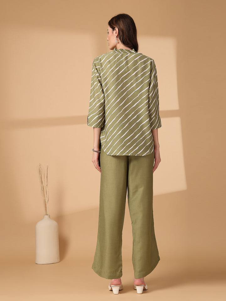 Embroidered Pure Cotton Top With Trouser Co-Ords