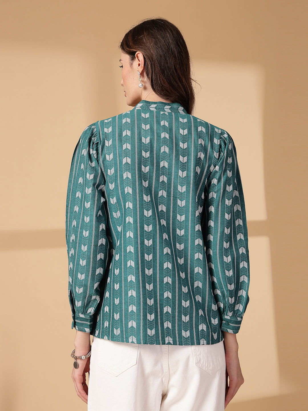 Women Opaque Printed Casual Shirt