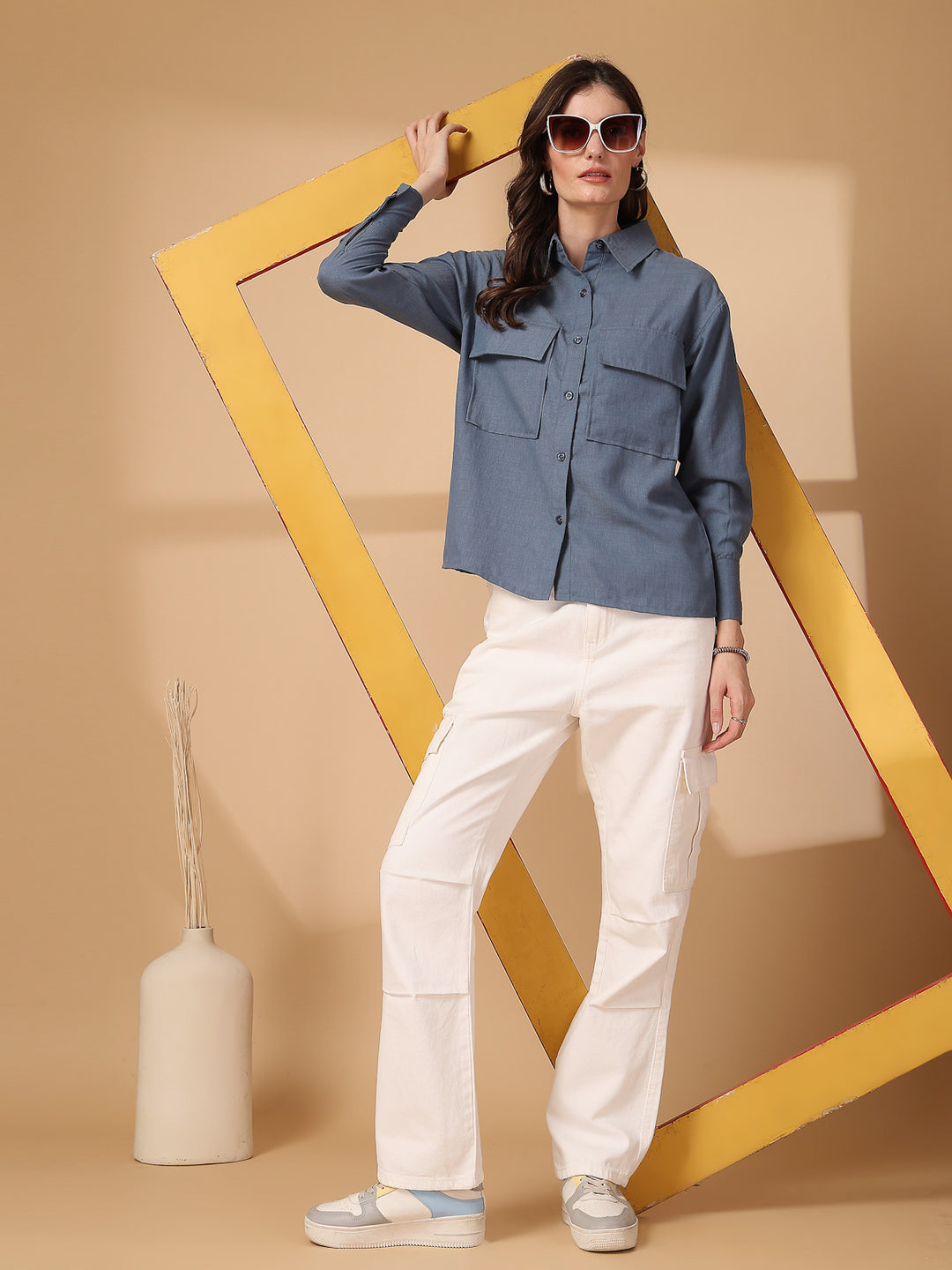 Women Opaque Casual Shirt