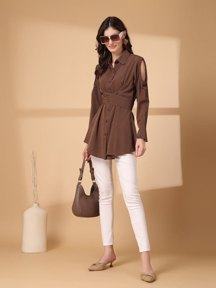 Women Opaque Casual Shirt