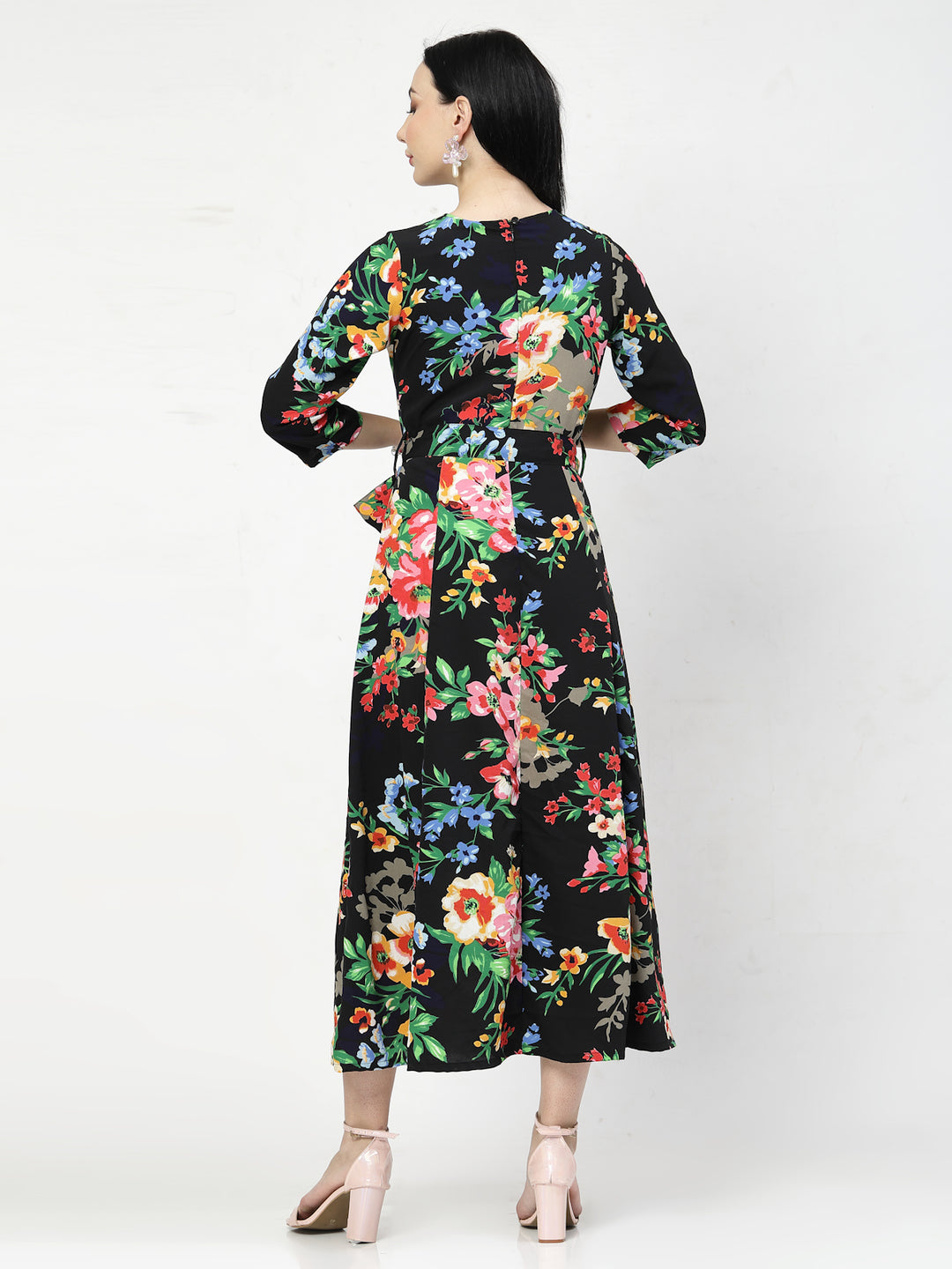 Floral Print Maxi Dress