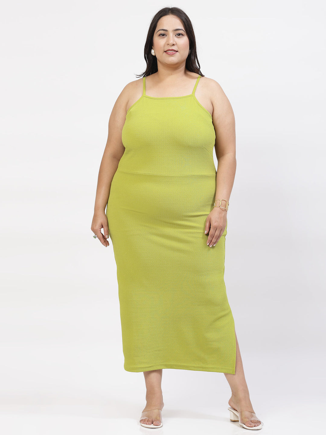 Plus Size Bodycon Midi Dress