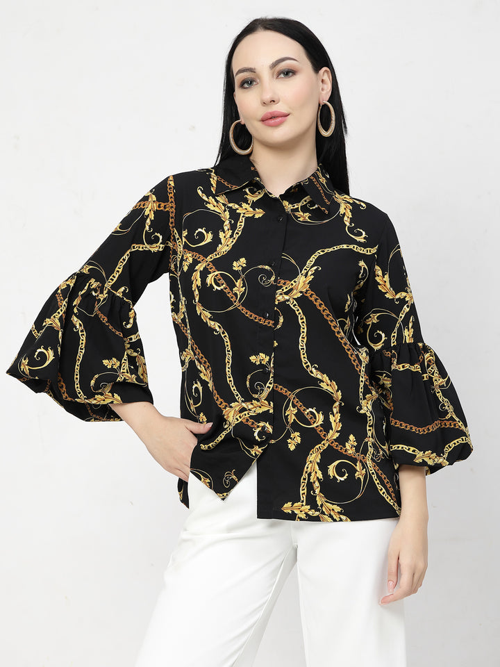 Floral Opaque Printed Casual Shirt