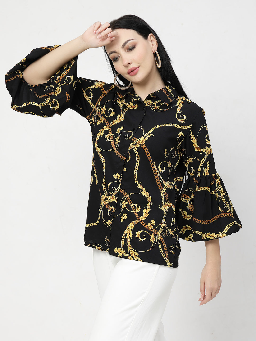 Floral Opaque Printed Casual Shirt