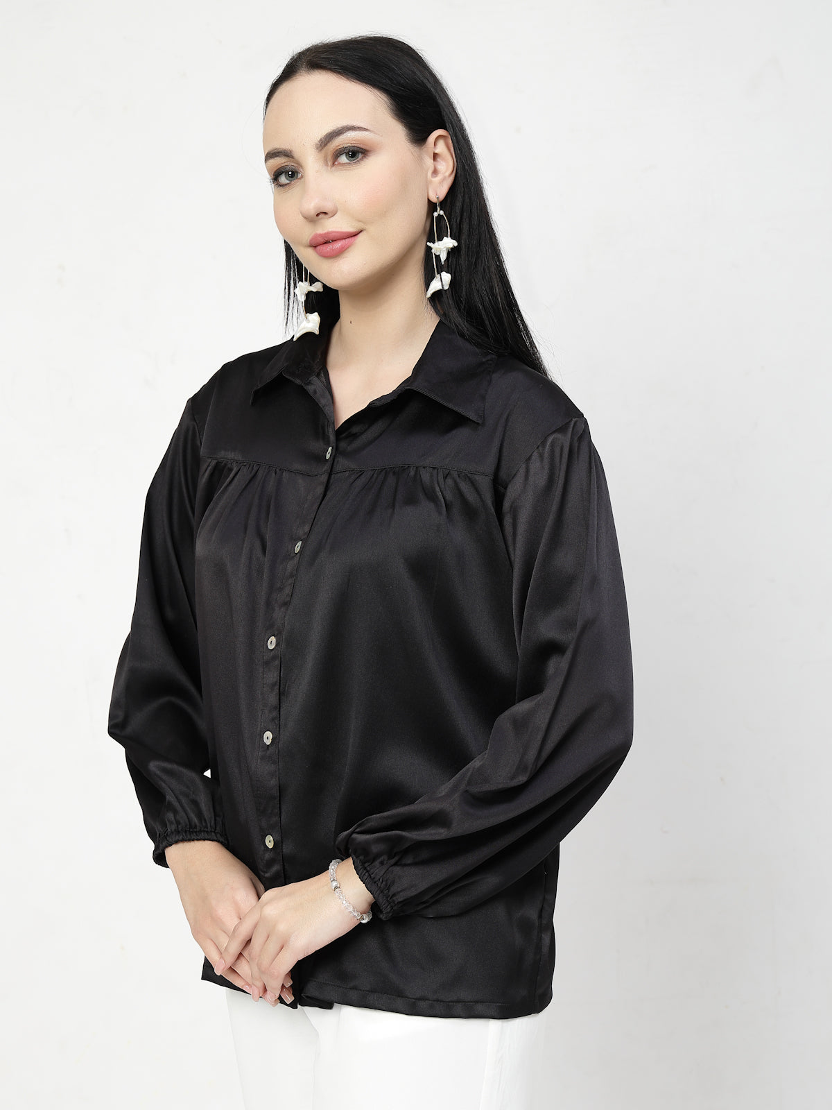 Opaque Casual Shirt