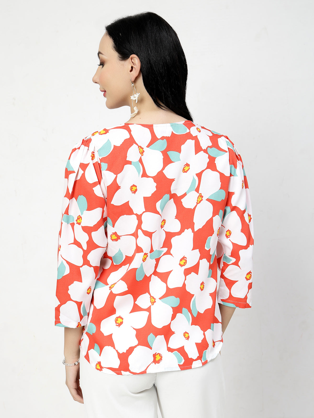 Geometric Print Top