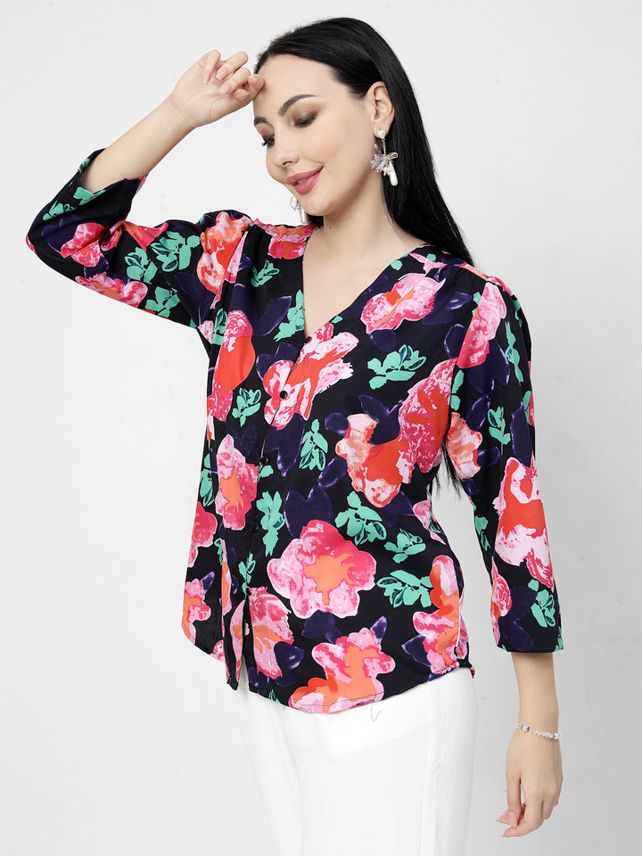 Floral Print Top