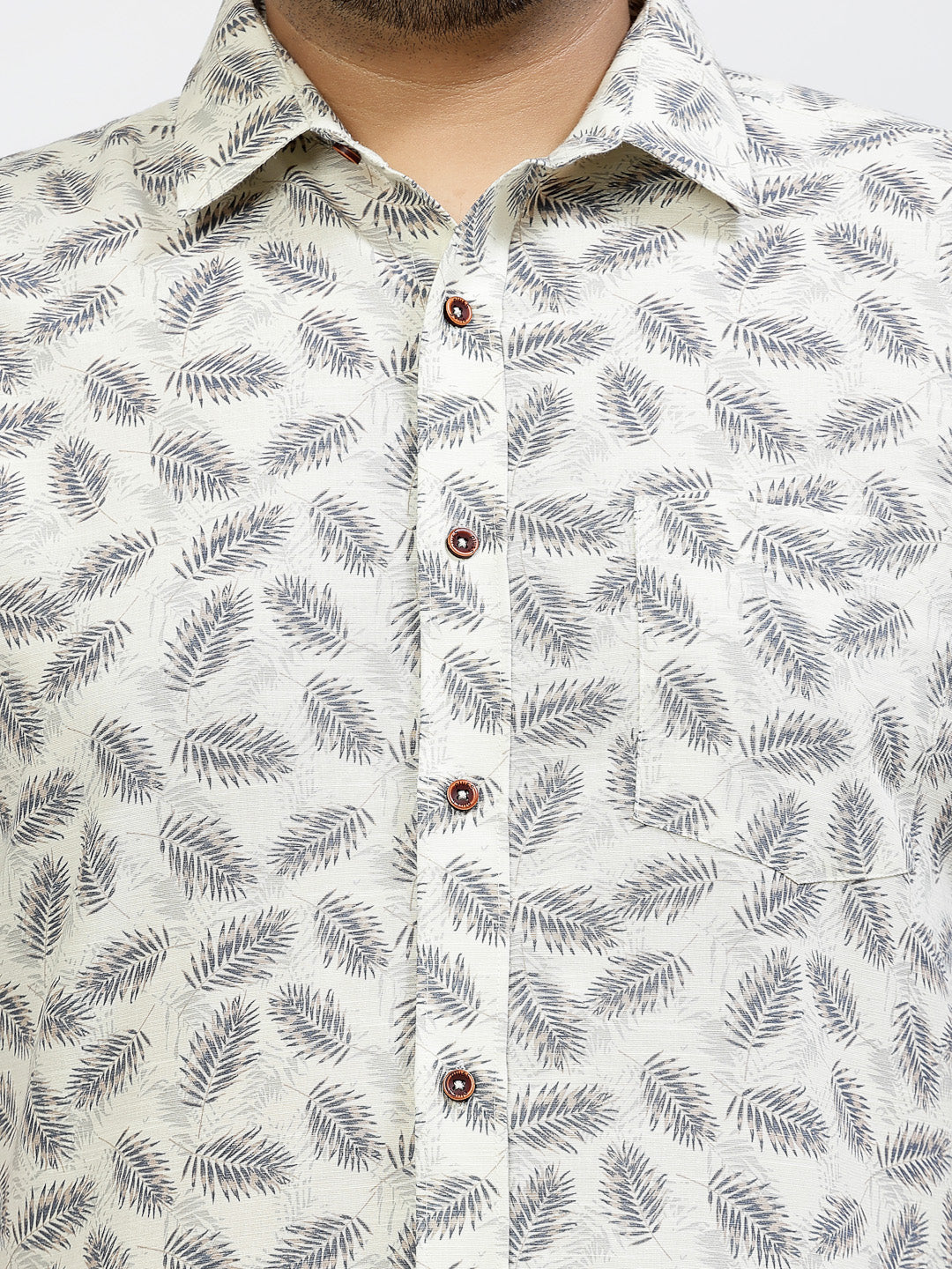 Conversational Printed Cotton Casual Shirt