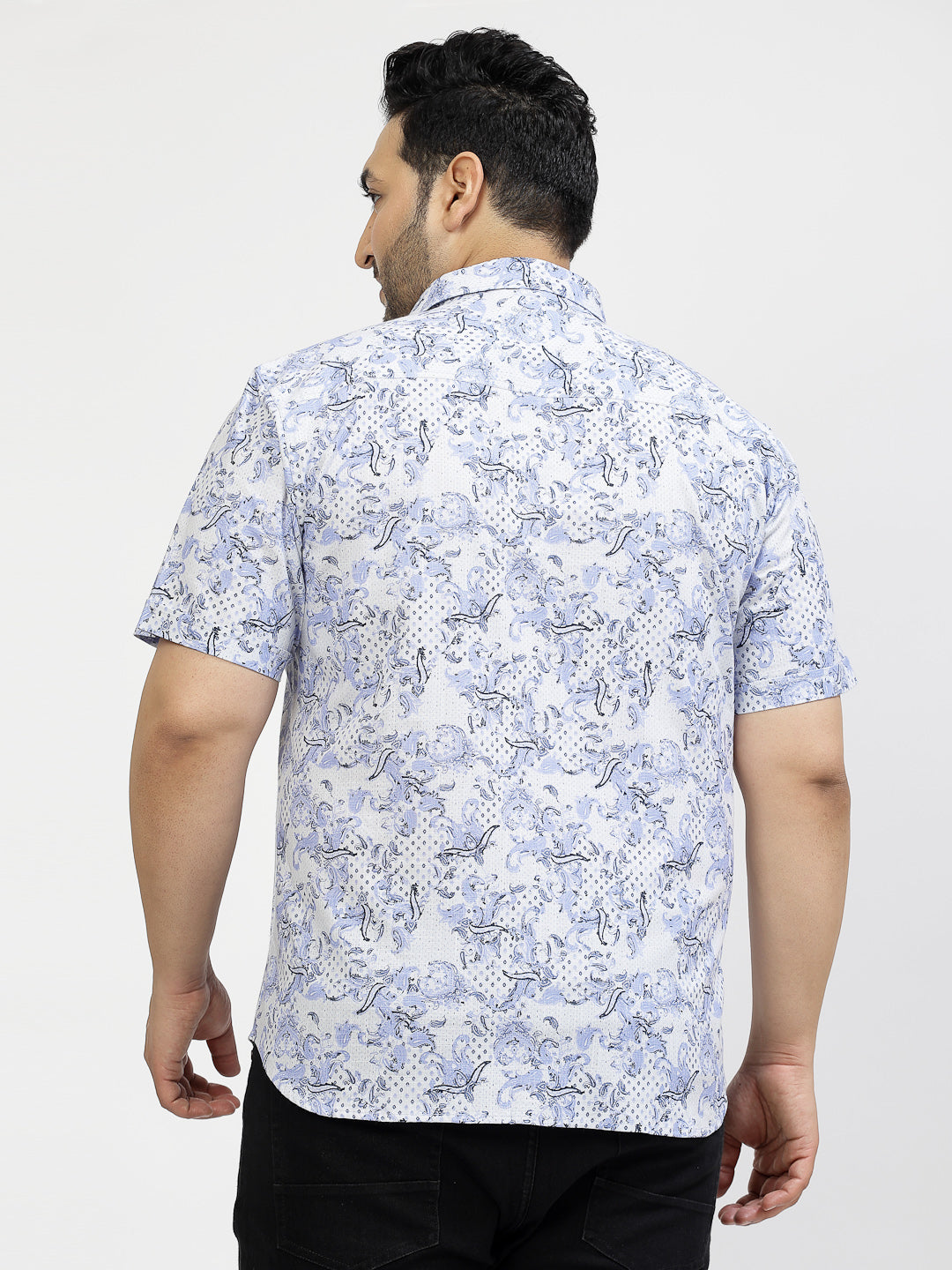 Men Floral Opaque Printed Casual Shirt