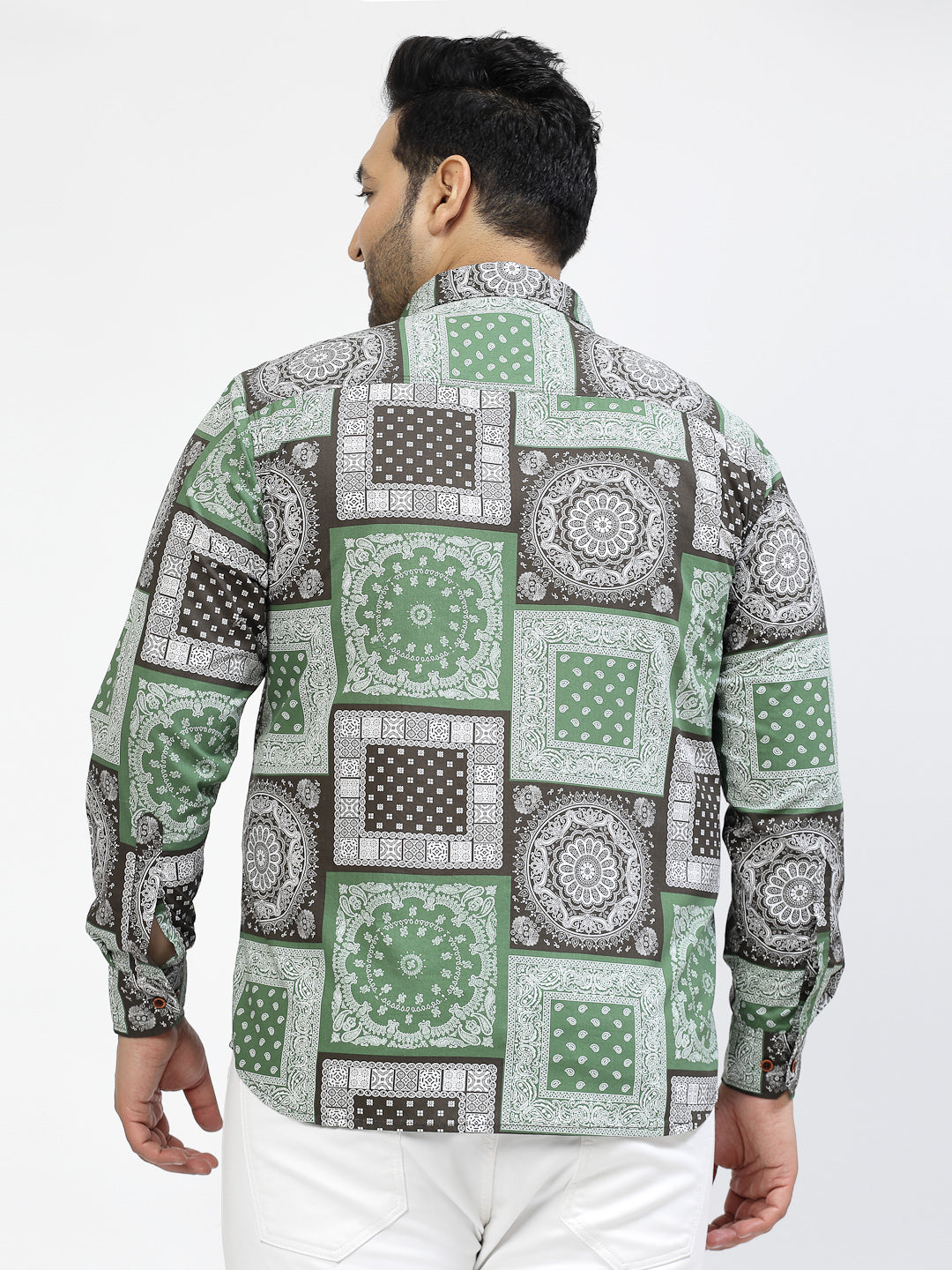 Ethnic Motifs Printed Cotton Casual Shirt