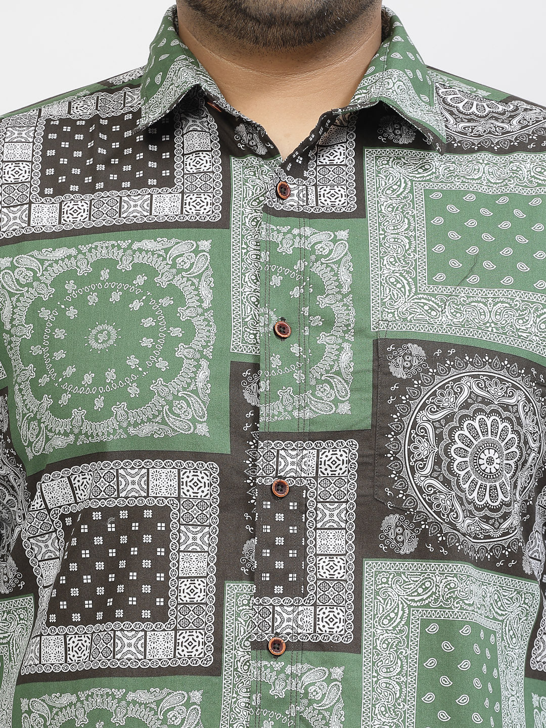 Ethnic Motifs Printed Cotton Casual Shirt