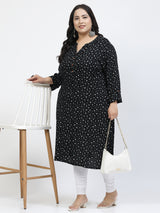 Ethnic Motifs Printed Mandarin Collar A-Line Regular Kurta