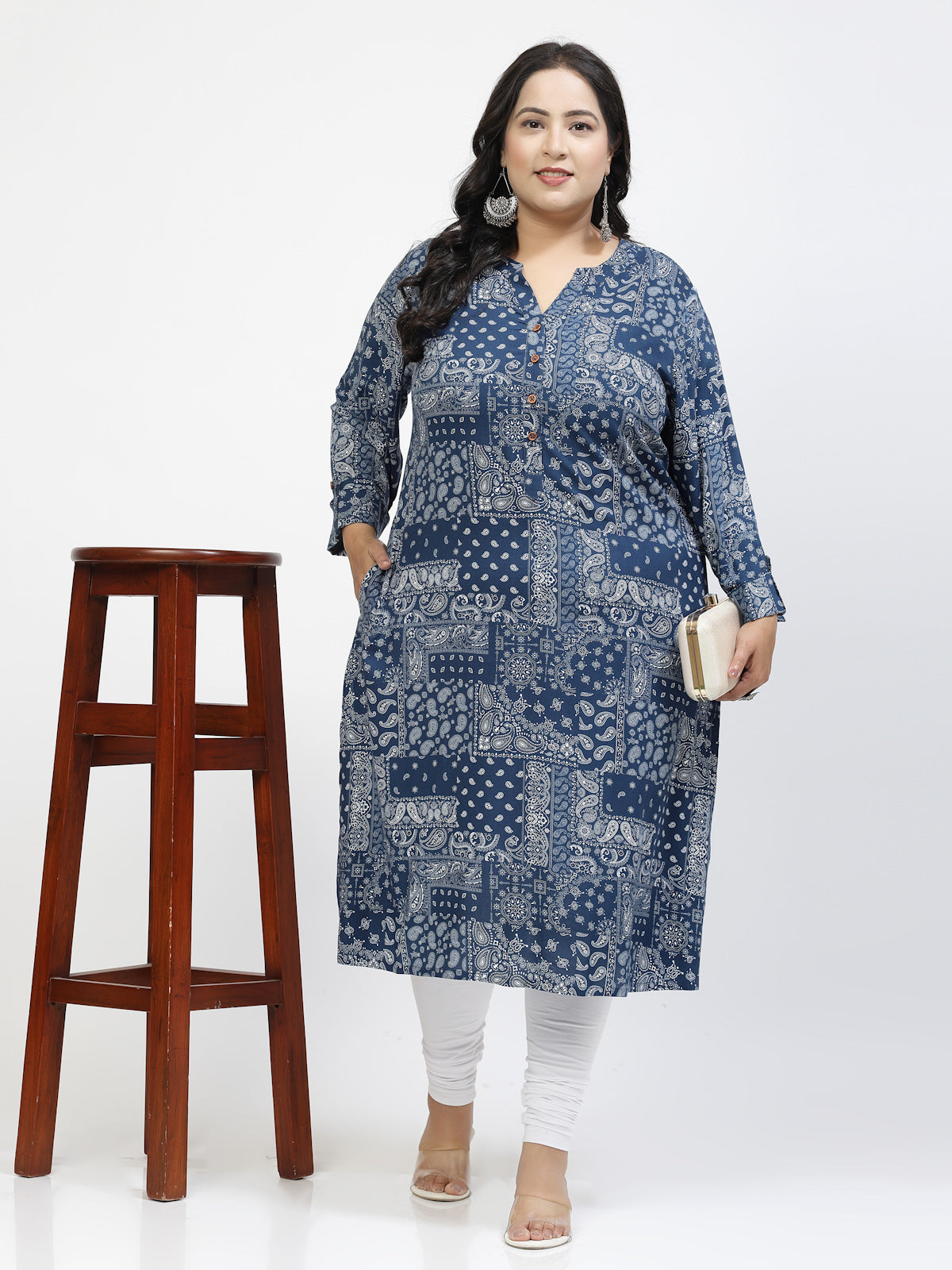 Abstract Printed Kurta