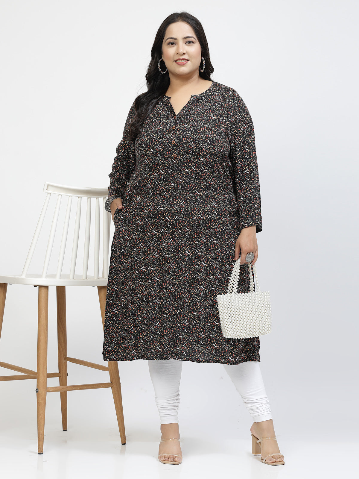 Floral Printed Kurta