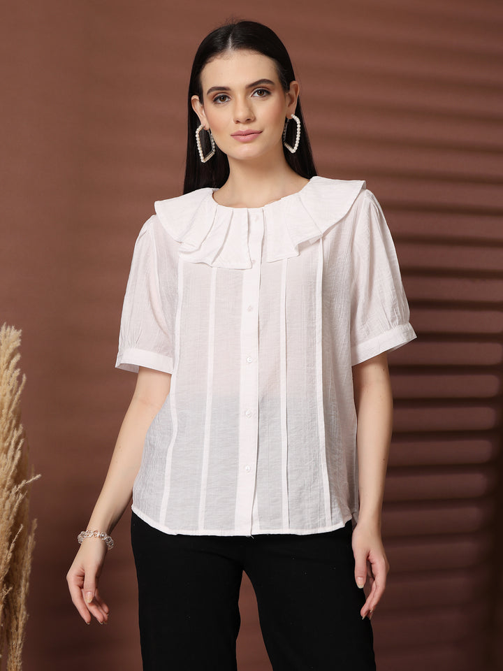 Women Solid Casual Top