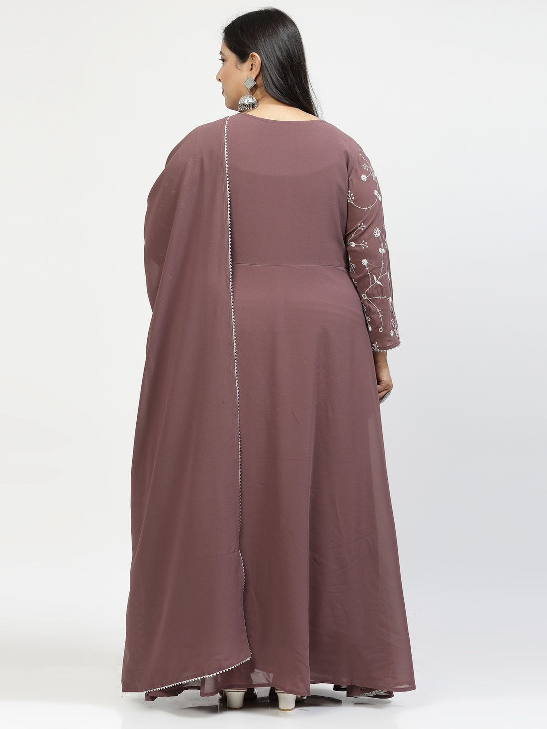 Plus Size Embellished Maxi Dress