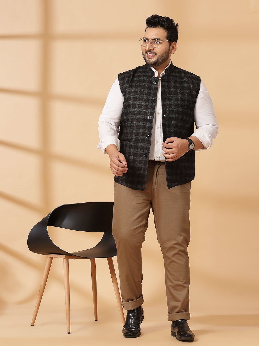 Printed Woven Nehru Jacket