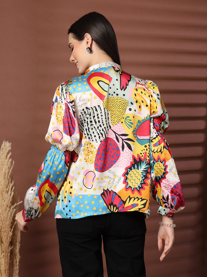 Women Standard Floral Opaque Printed Casual Shirt