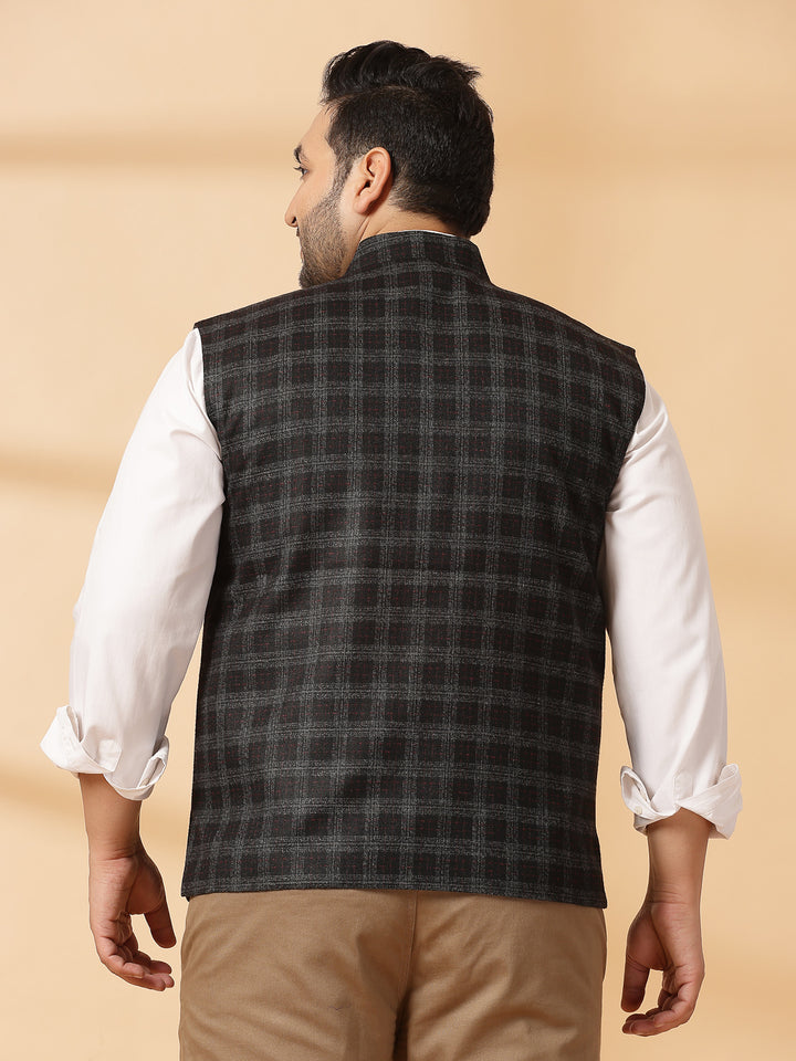 Printed Woven Nehru Jacket