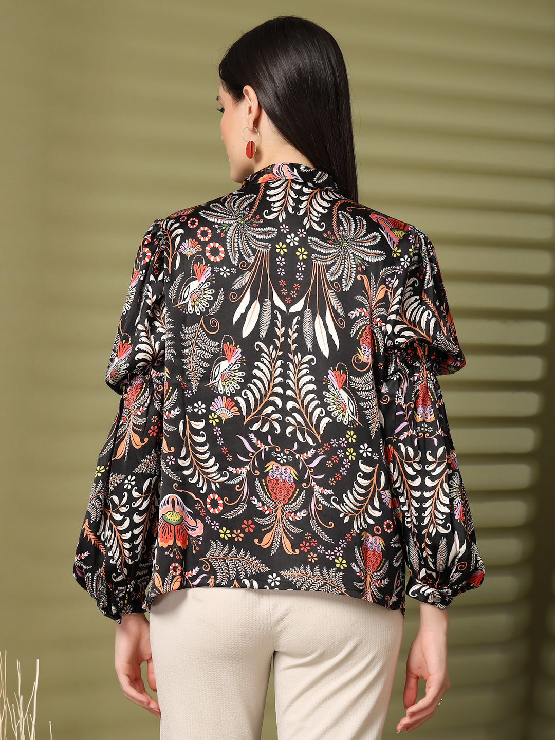 Women Standard Floral Opaque Printed Casual Shirt