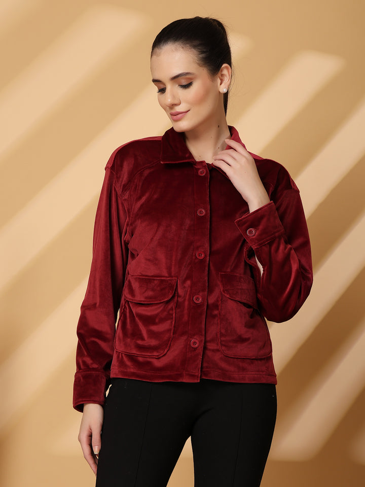 Women Open Front Jacket