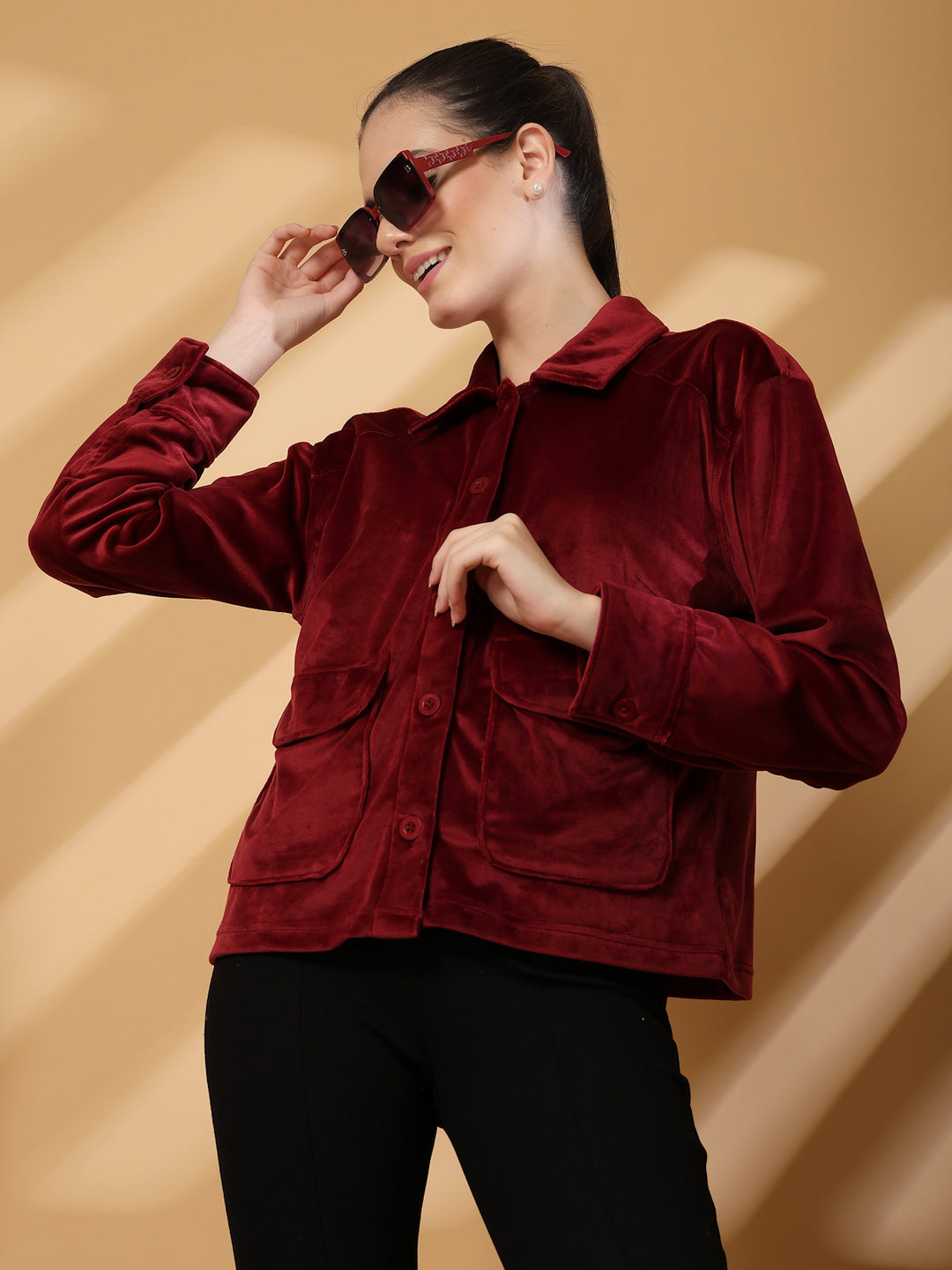 Women Open Front Jacket