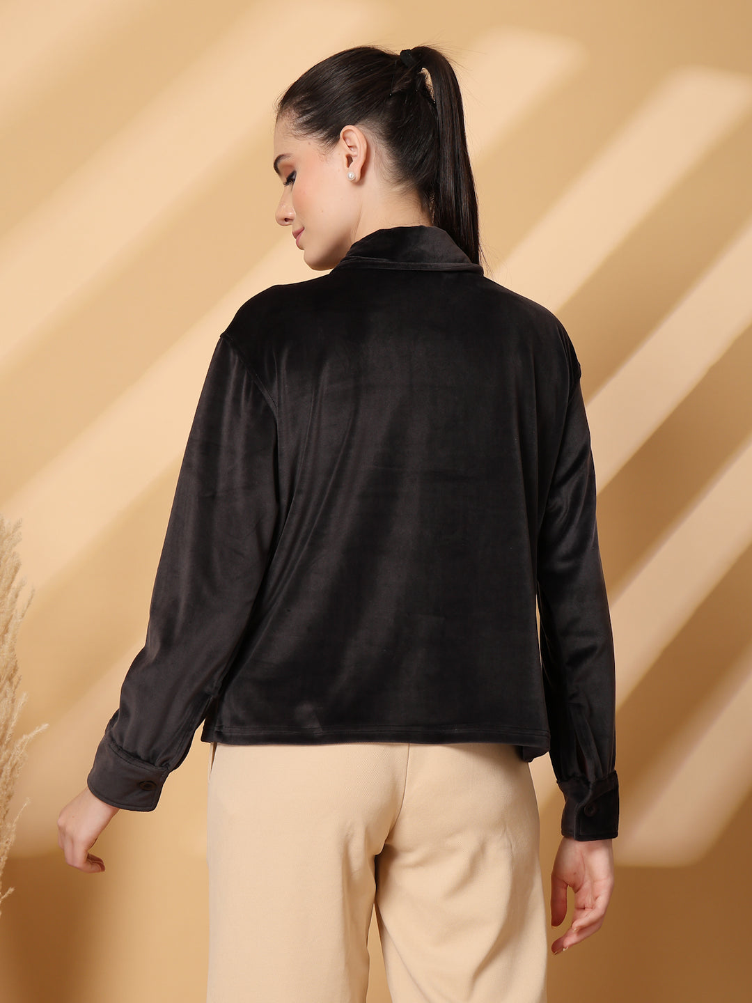 Women Open Front Jacket