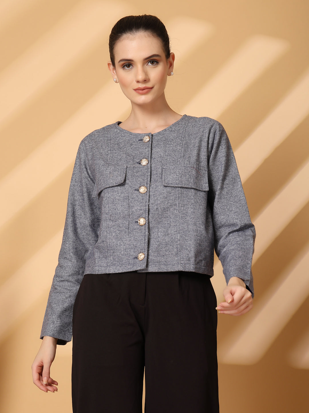 Cotton Crop Regular Jacket