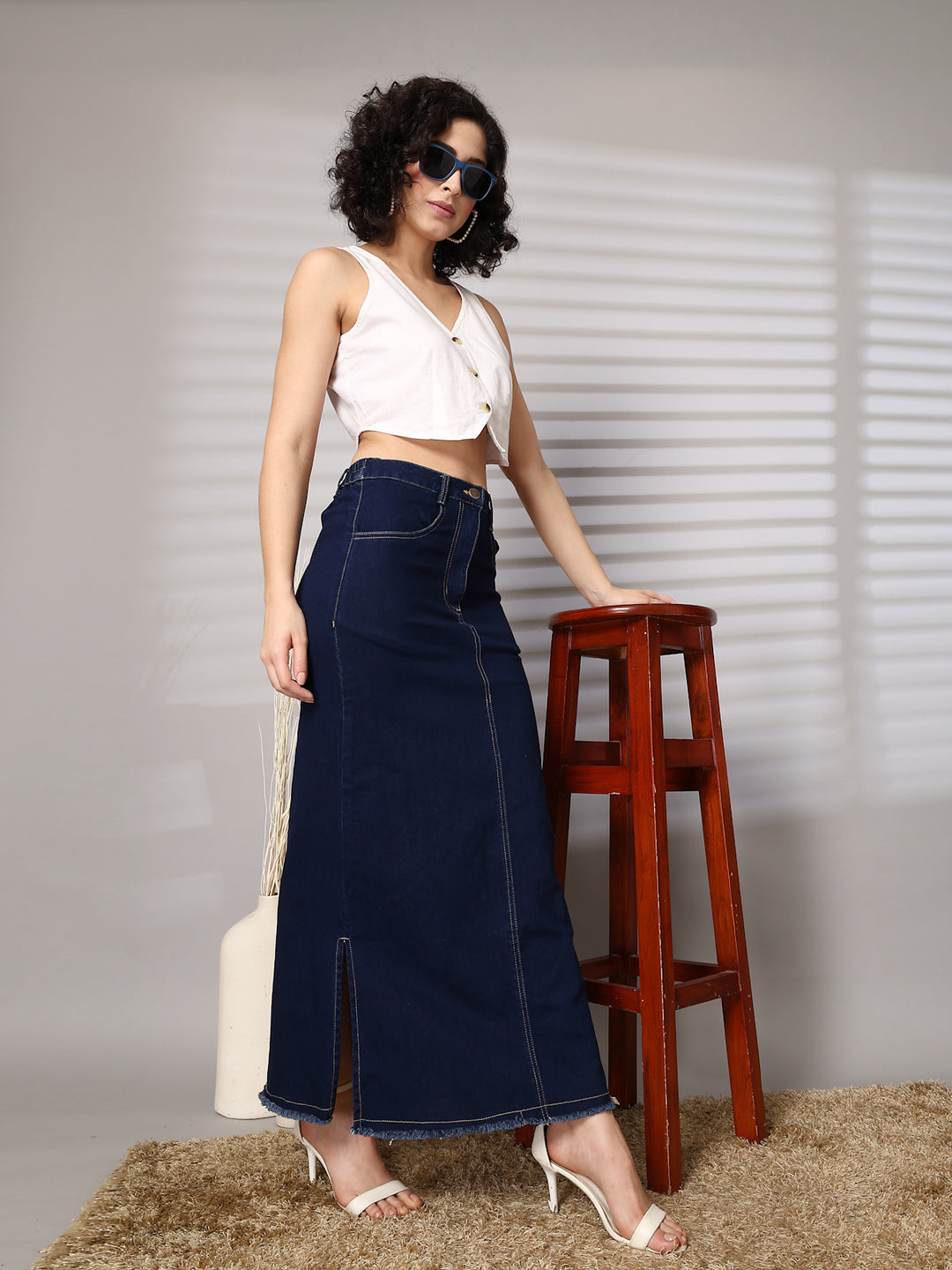 Women A-Line Maxi Skirts