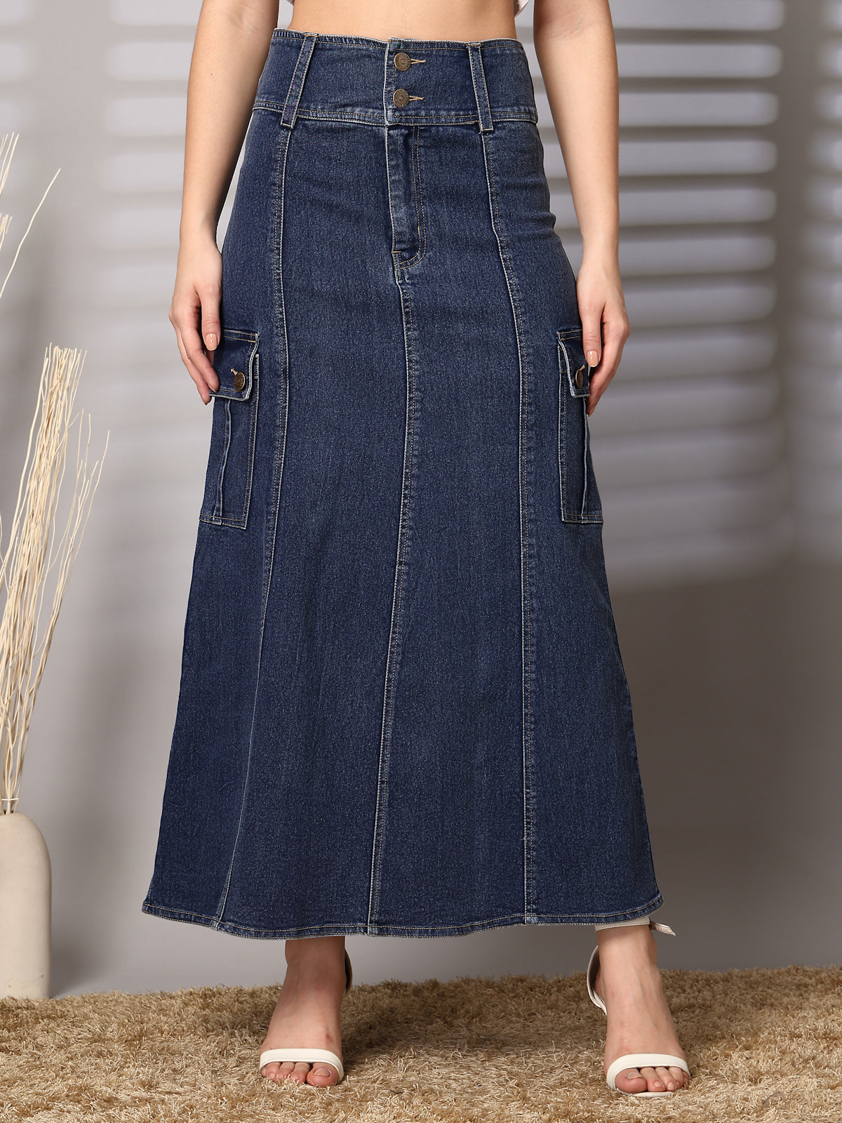 Maxi-Length A-Line Skirts