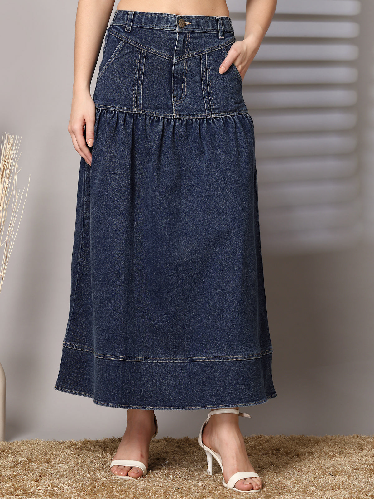 A-Line Maxi Skirt