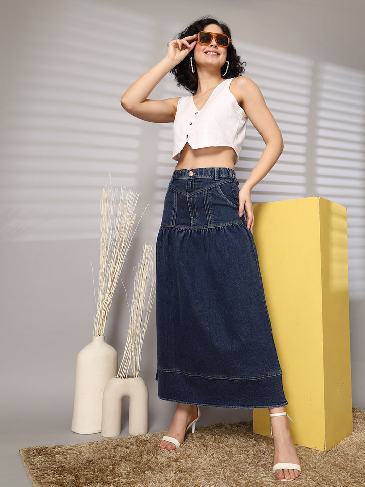 A-Line Maxi Skirt