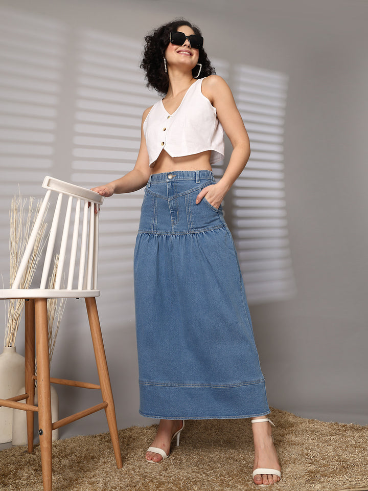 A-Line Maxi Skirt