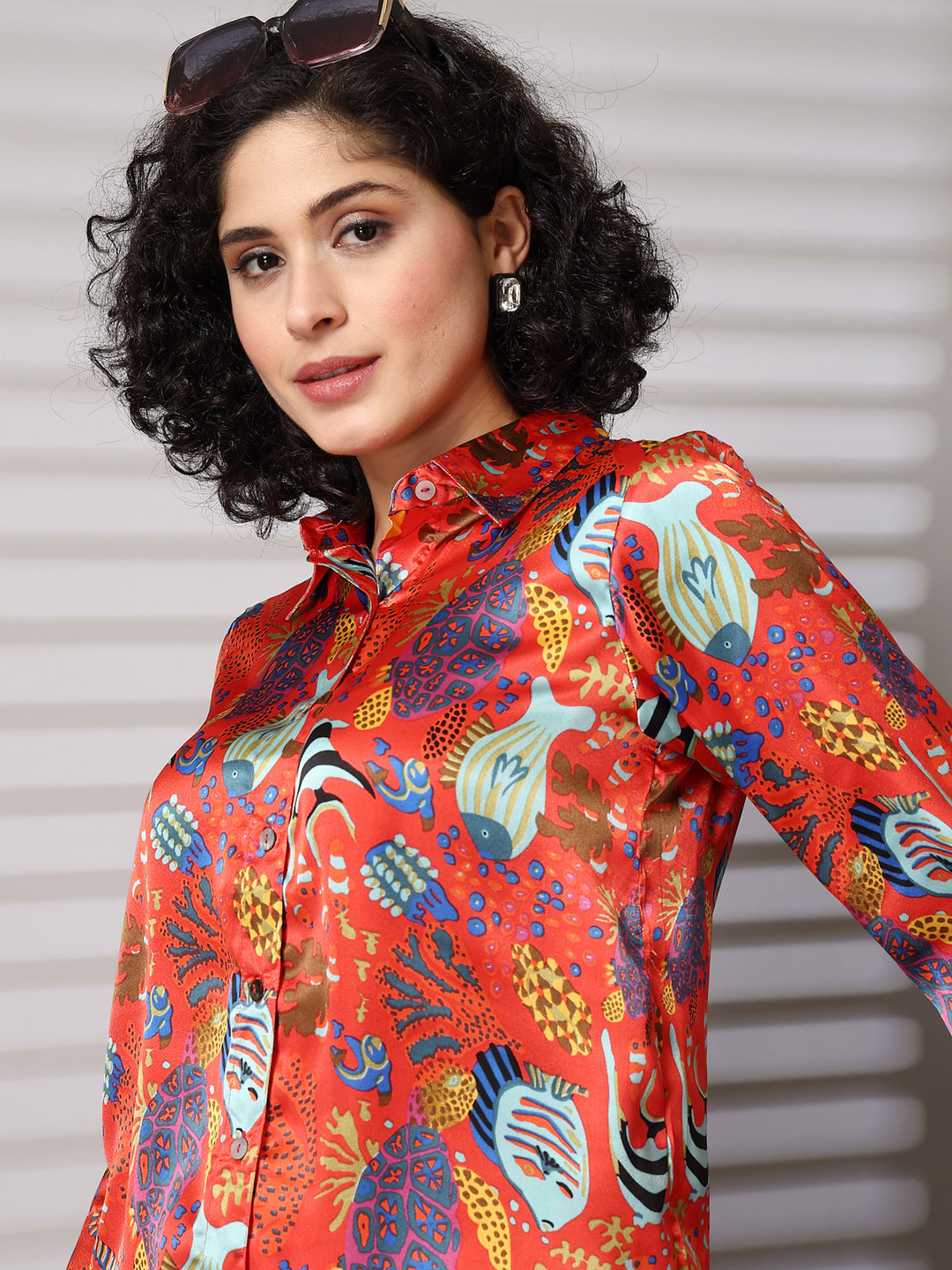 Women Standard Floral Opaque Printed Casual Shirt