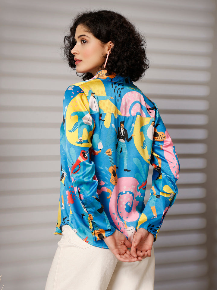 Women Standard Floral Opaque Printed Casual Shirt