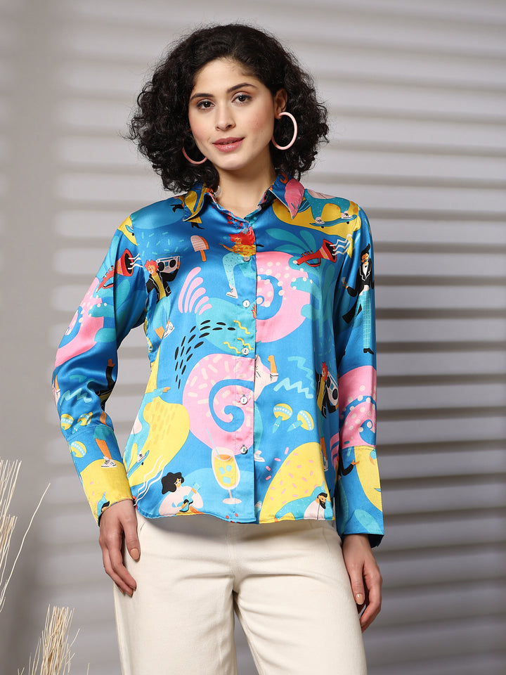 Women Standard Floral Opaque Printed Casual Shirt