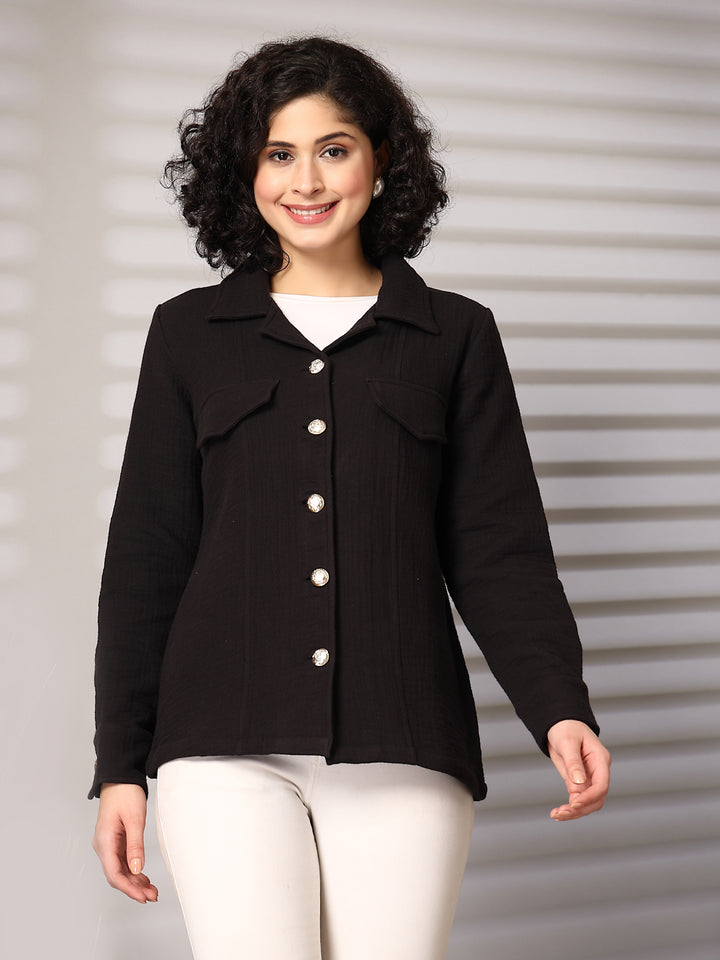 Cotton Long Sleeve Jacket