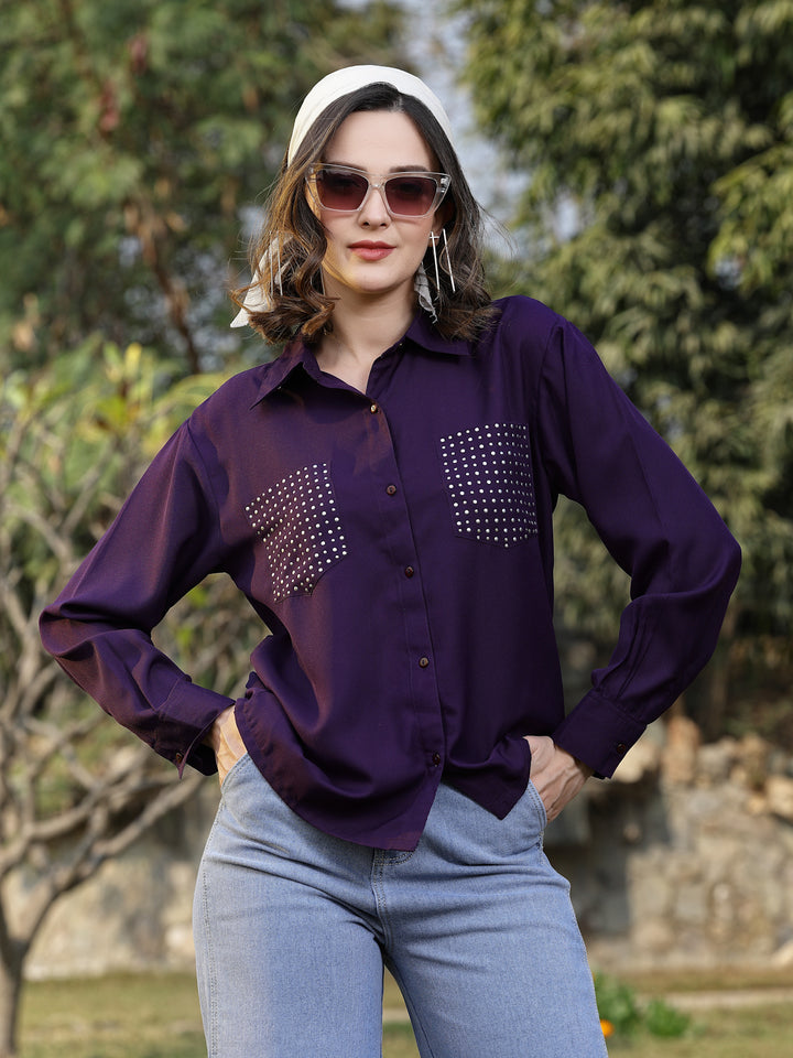 Women Opaque Checked Casual Shirt