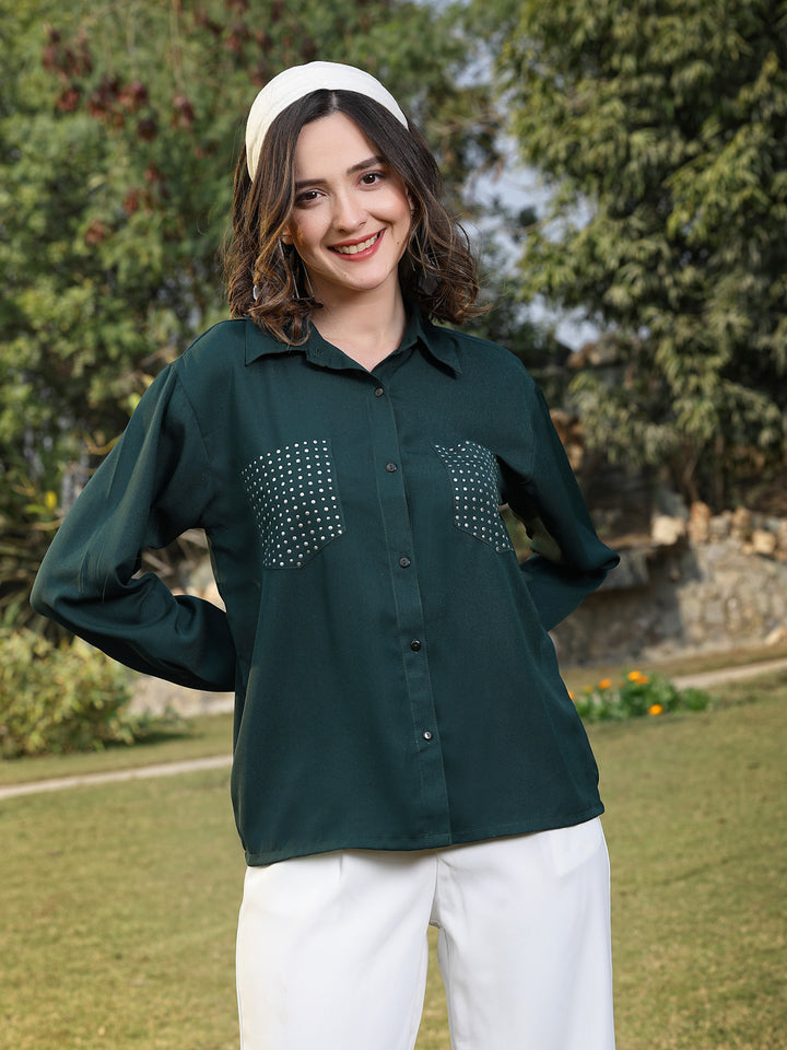 Women Opaque Casual Shirt